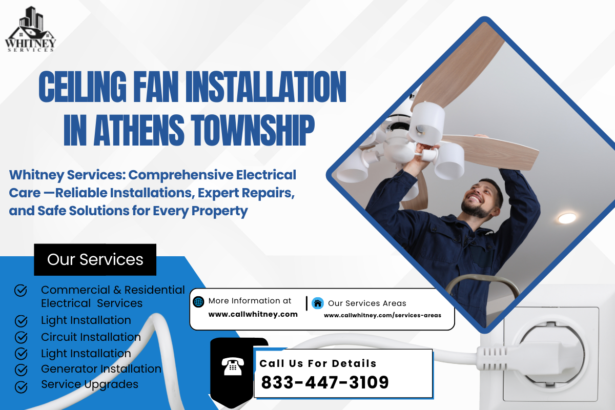 Ceiling Fan Installation In Athens Township
