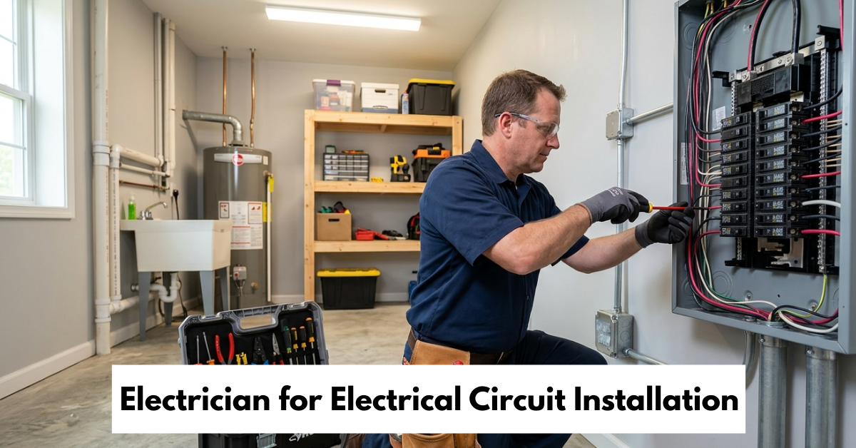 Electrician For Electrical Circuit Installation