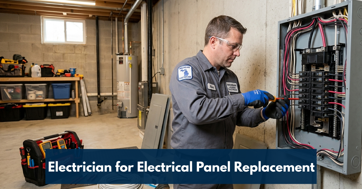 Electrician For Electrical Panel Replacement