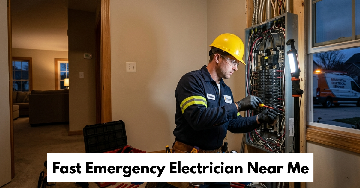 Fast Emergency Electrician Near Me