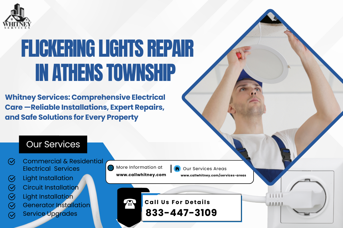 Flickering Lights Repair In Athens Township