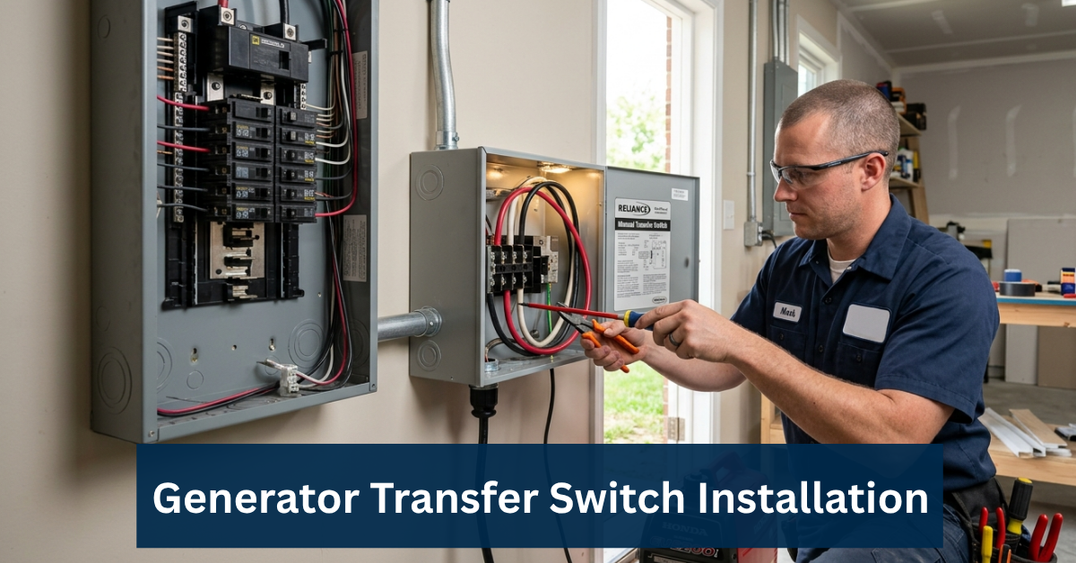 Generator Transfer Switch Installation
