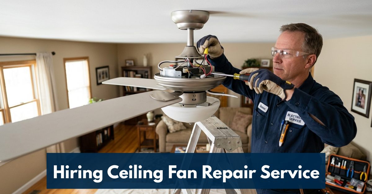 Hiring Ceiling Fan Repair Service
