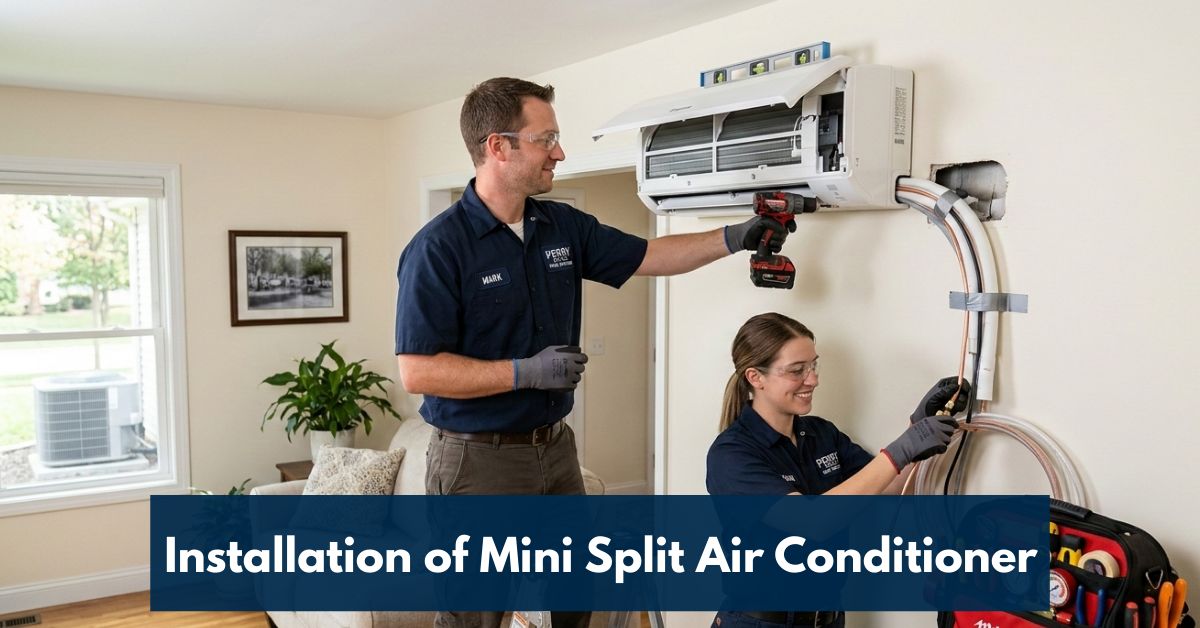 Installation Of Mini Split Air Conditioner