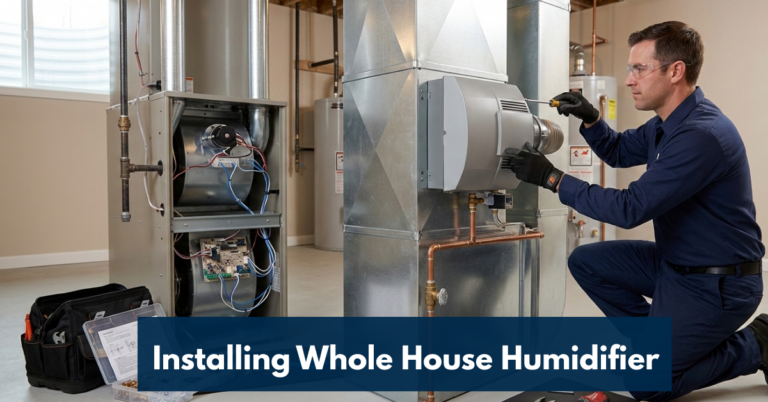 Installing Whole House Humidifier in Perry, MI