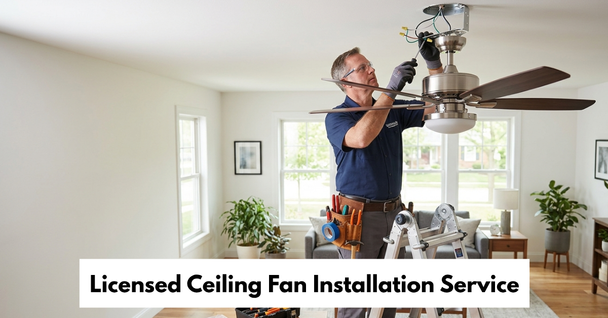 Licensed Ceiling Fan Installation Service