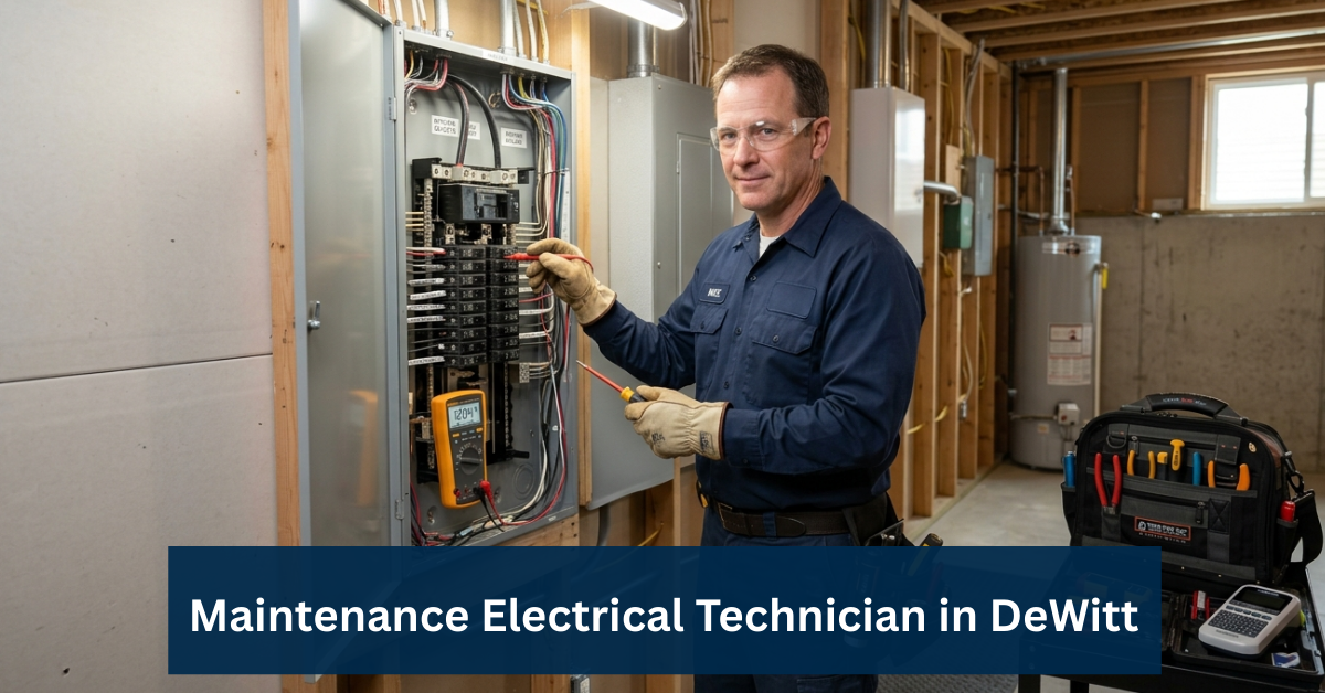 Maintenance Electrical Technician In Dewitt
