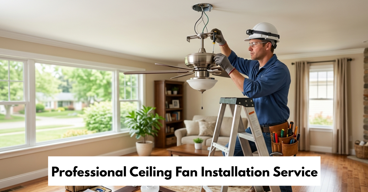 Professional Ceiling Fan Installation Service