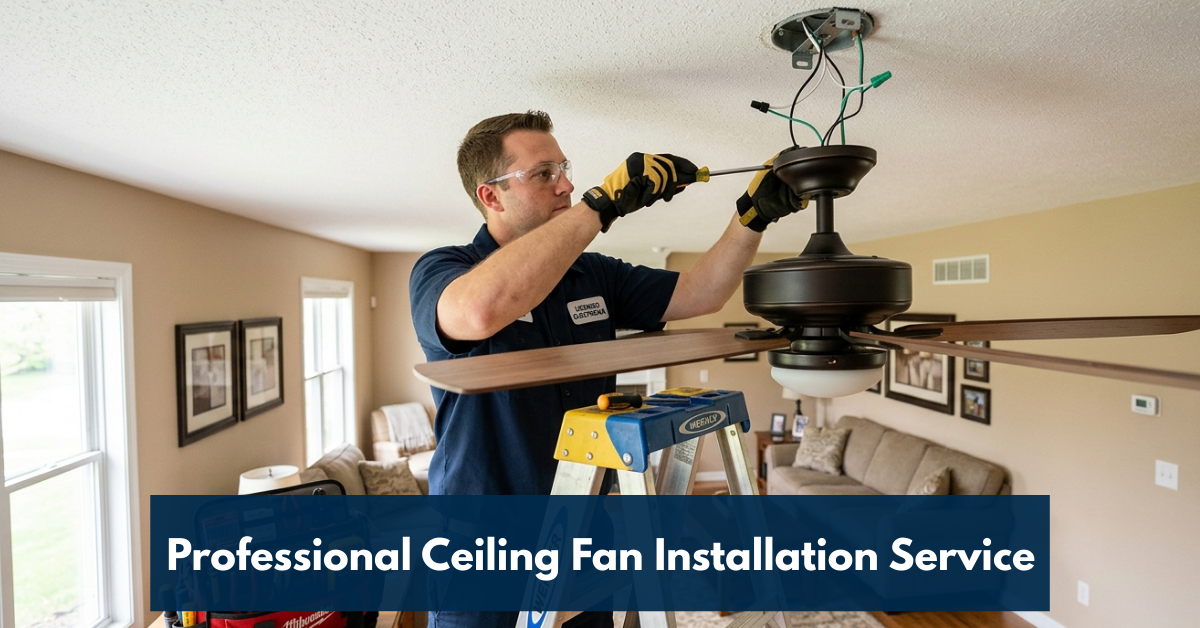 Professional Ceiling Fan Installation Service