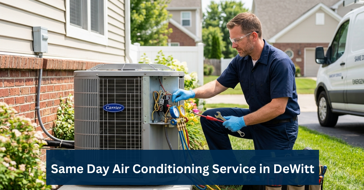 Same Day Air Conditioning Service In Dewitt