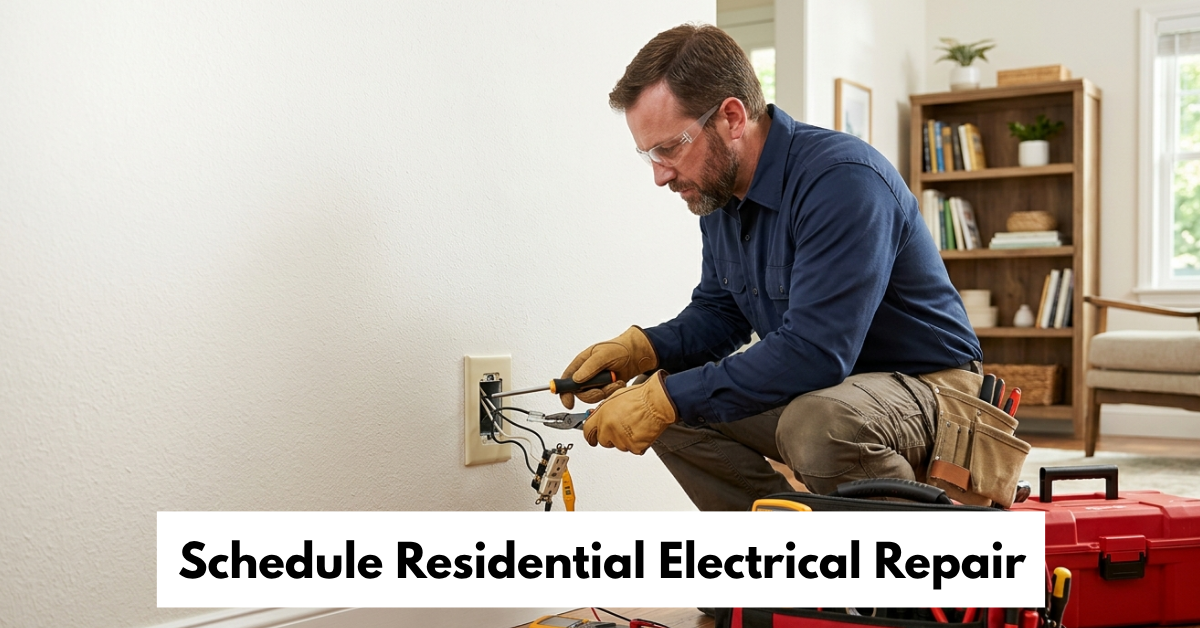 Schedule Residential Electrical Repair