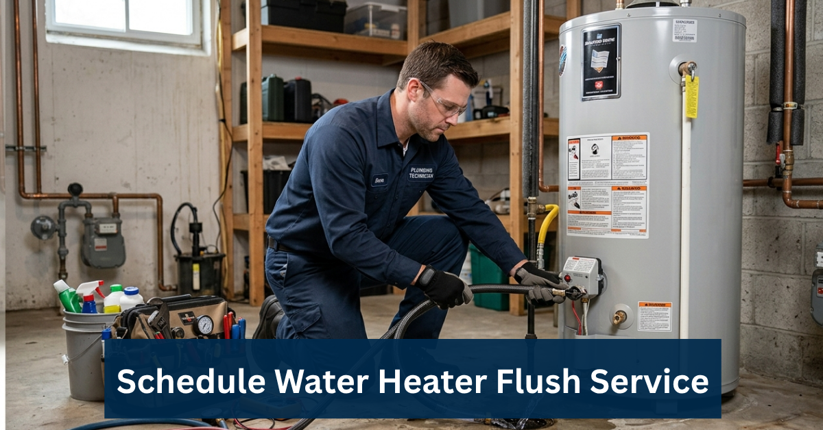 Schedule Water Heater Flush Service