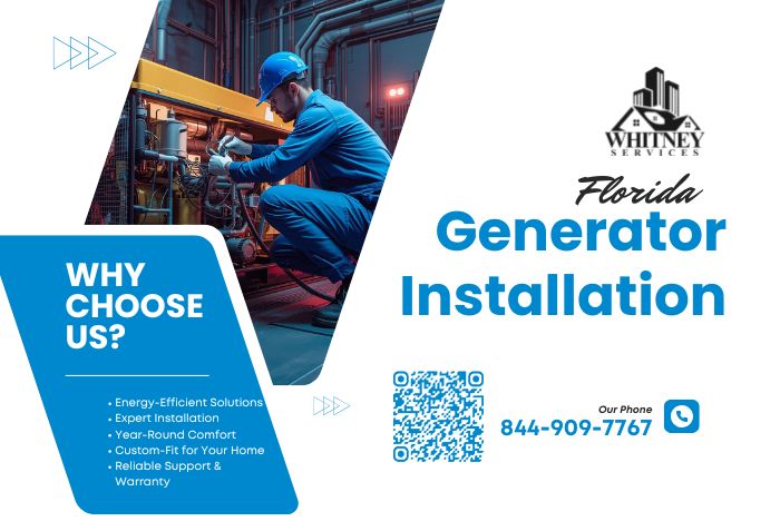 Generator Installation In Key Biscayne