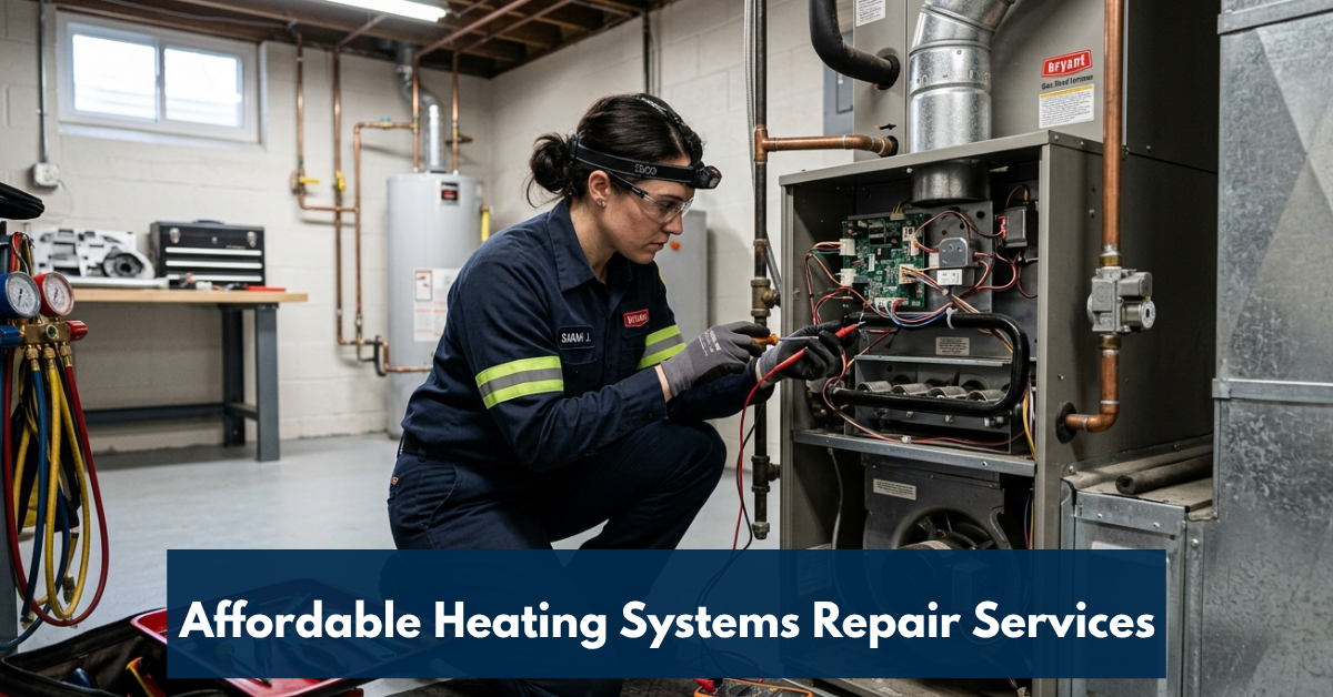 Affordable Heating Systems Repair Services