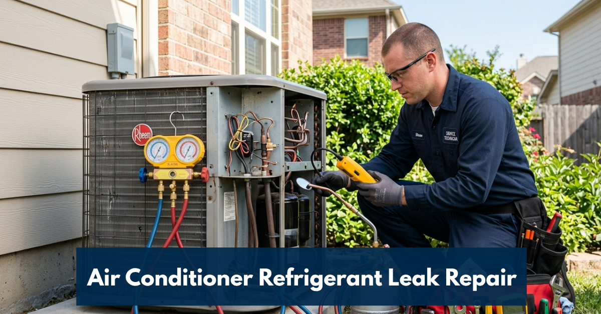 Air Conditioner Refrigerant Leak Repair (4)