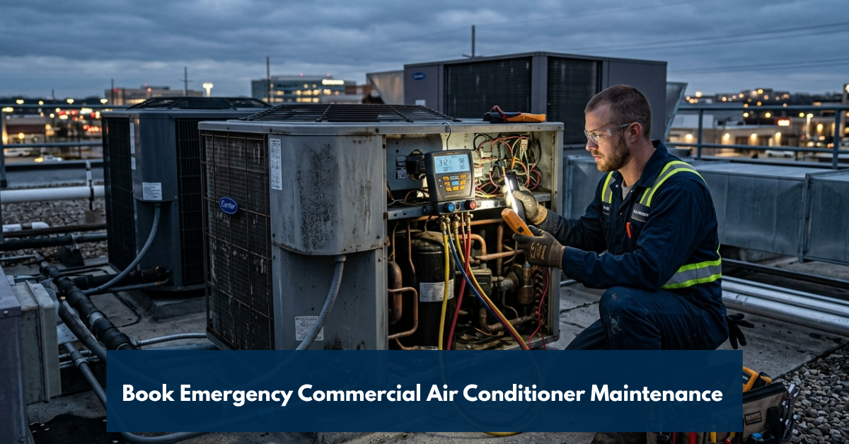 Book Emergency Commercial Air Conditioner Maintenance