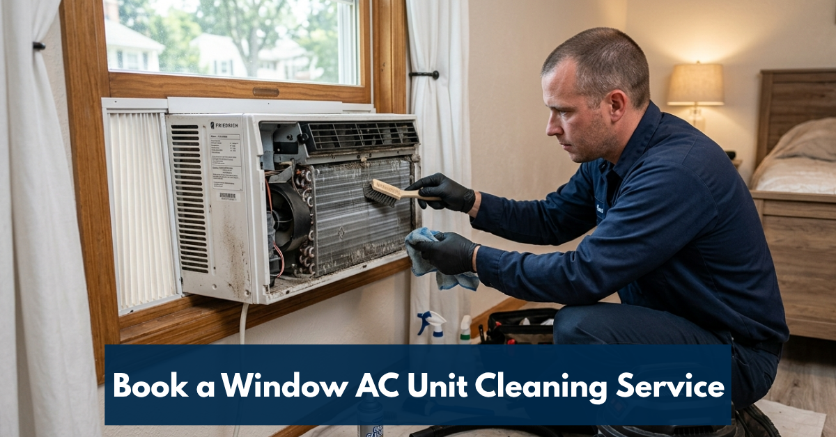 Book A Window Ac Unit Cleaning Service