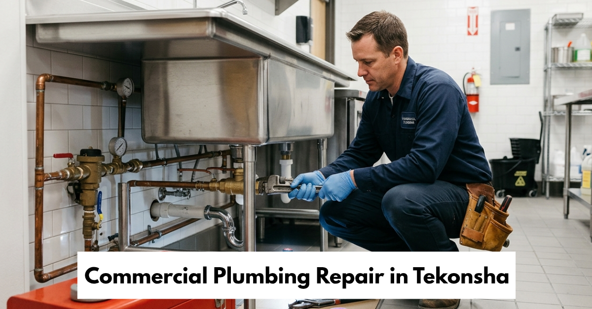 Commercial Plumbing Repair In Tekonsha