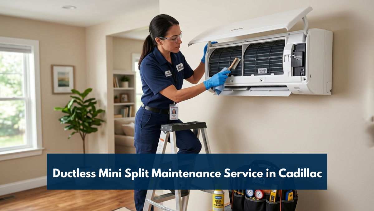 Ductless Mini Split Maintenance Service In Cadillac