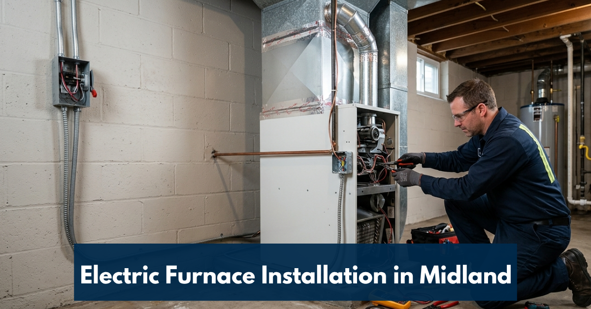 Electric Furnace Installation In Midland