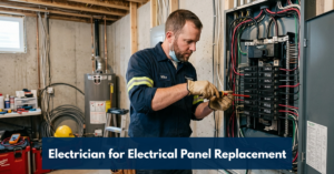 Electrician For Electrical Panel Replacement