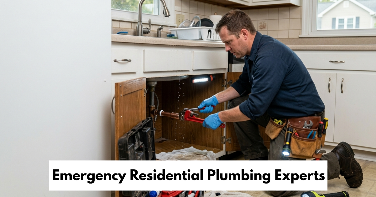 Emergency Residential Plumbing Experts