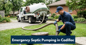 Emergency Septic Pumping In Cadillac