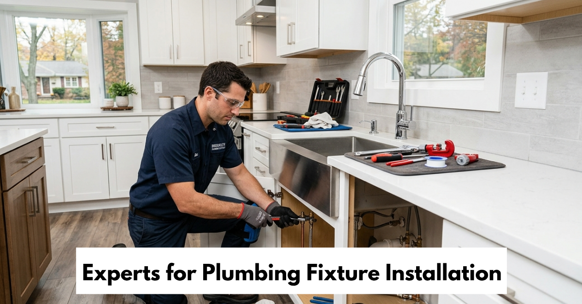 Experts For Plumbing Fixture Installation