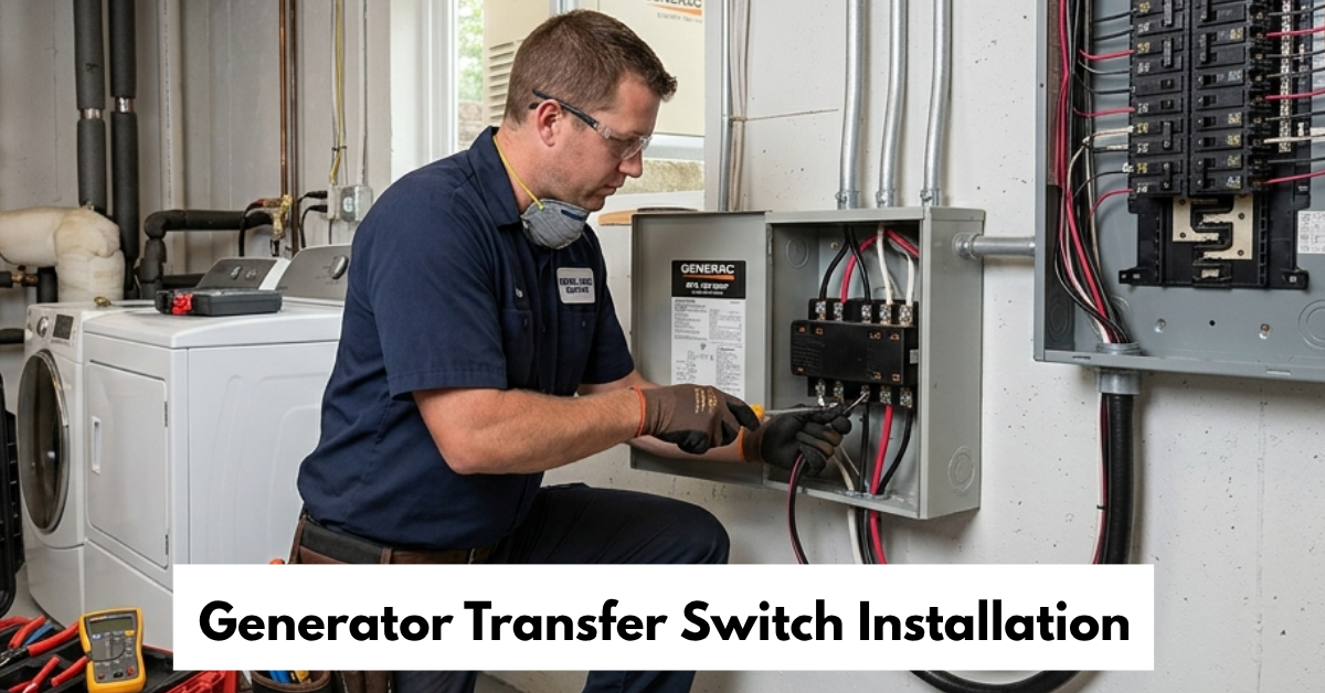 Generator Transfer Switch Installation