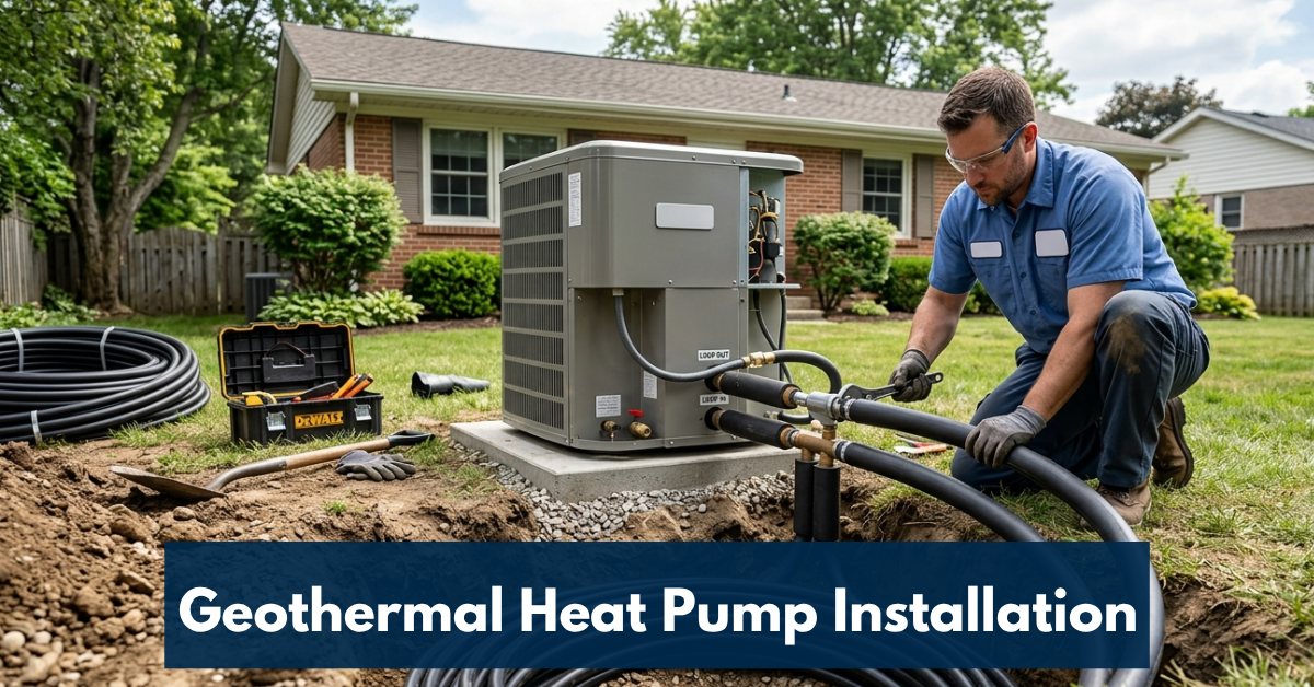 Geothermal Heat Pump Installation
