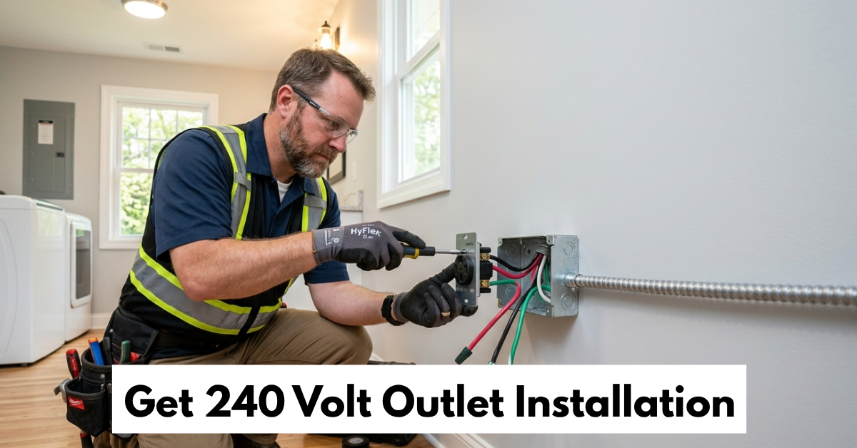 Get 240 Volt Outlet Installation
