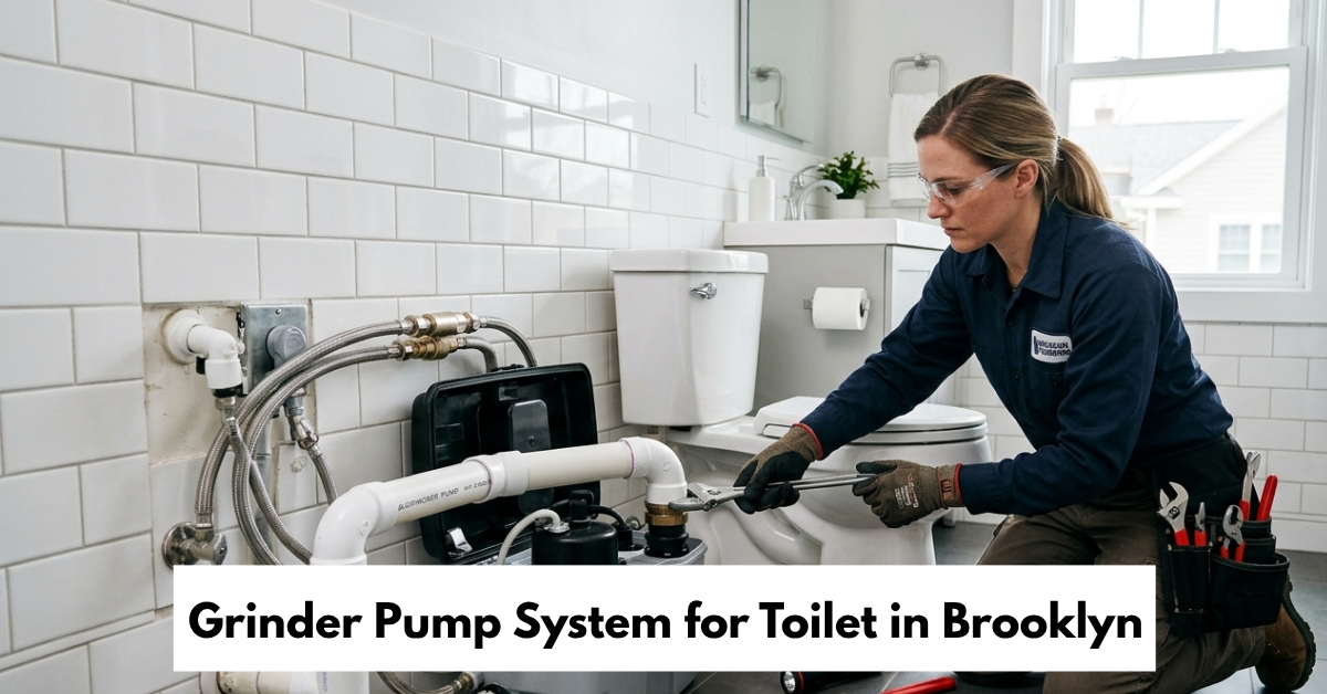 Grinder Pump System For Toilet In Brooklyn