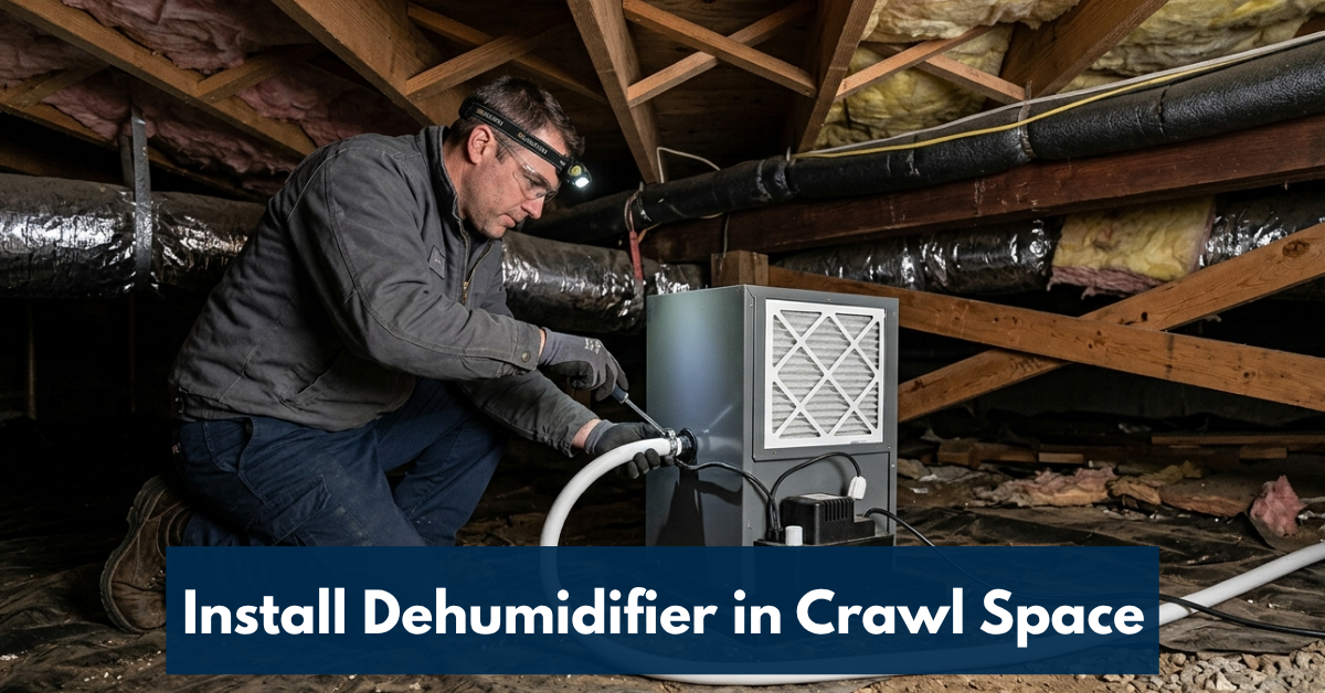 Install Dehumidifier In Crawl Space