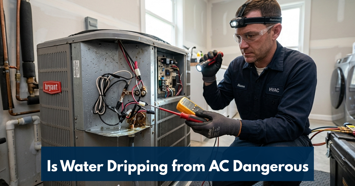 Is Water Dripping From Ac Dangerous