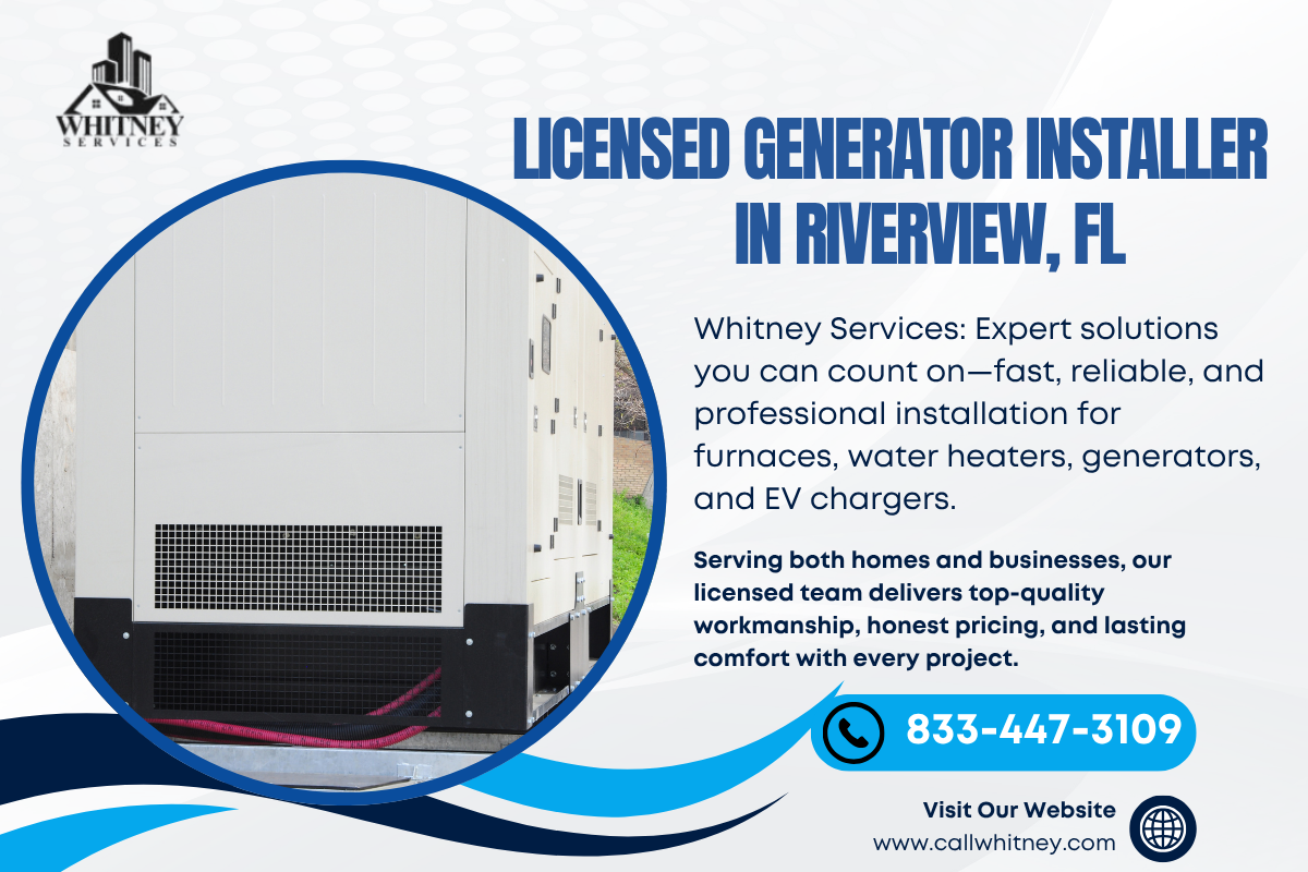 Licensed Generator Installer In Riverview