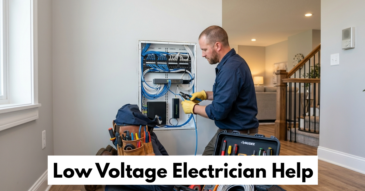 Low Voltage Electrician Help