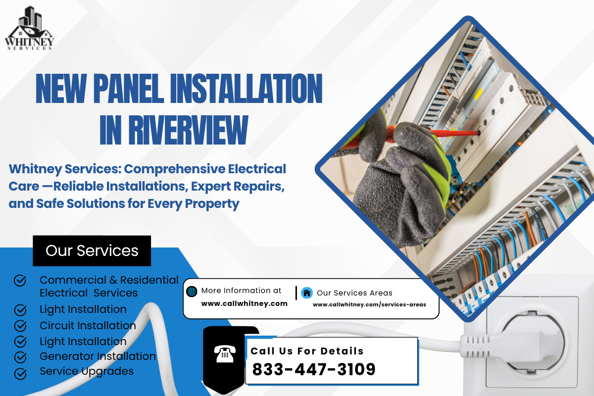 New Panel Installation In Riverview