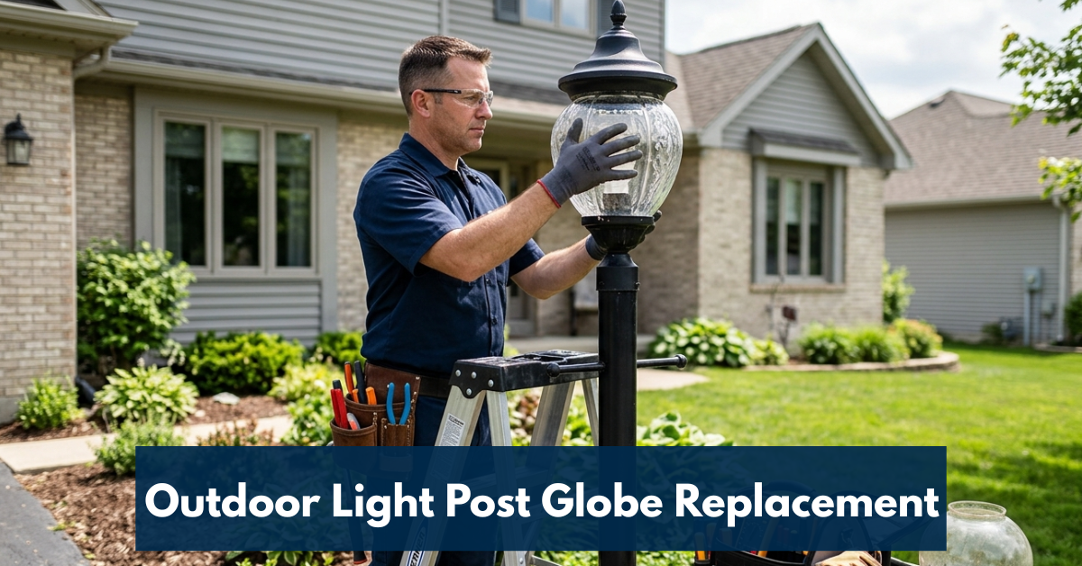 Outdoor Light Post Globe Replacement
