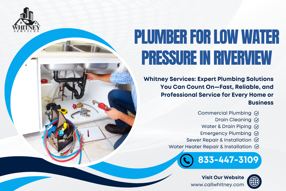 Plumber For Low Water Pressure In Riverview