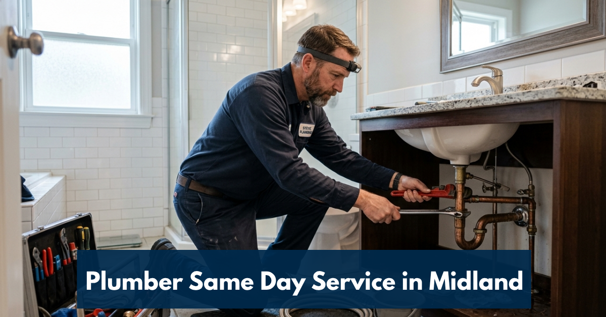 Plumber Same Day Service In Midland