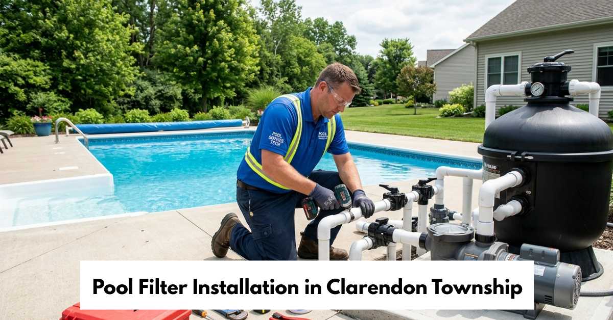 Pool Filter Installation In Clarendon Township
