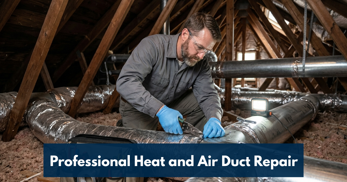Professional Heat And Air Duct Repair