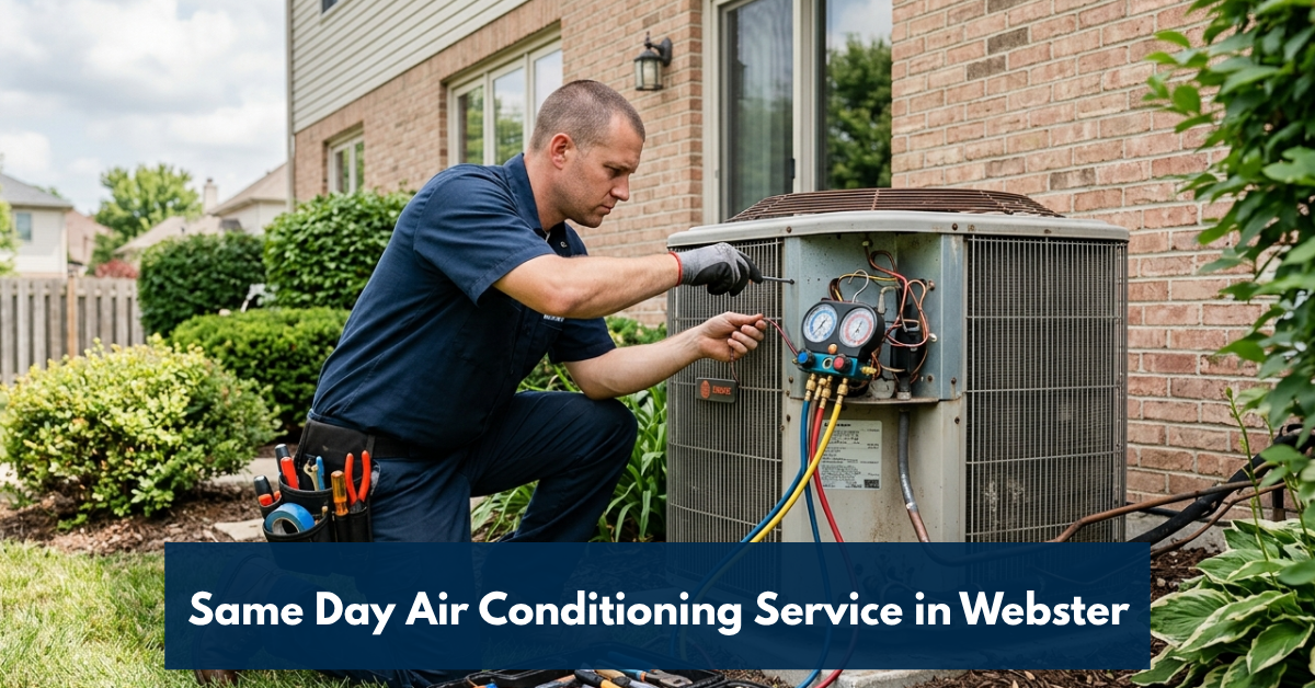 Same Day Air Conditioning Service In Webster