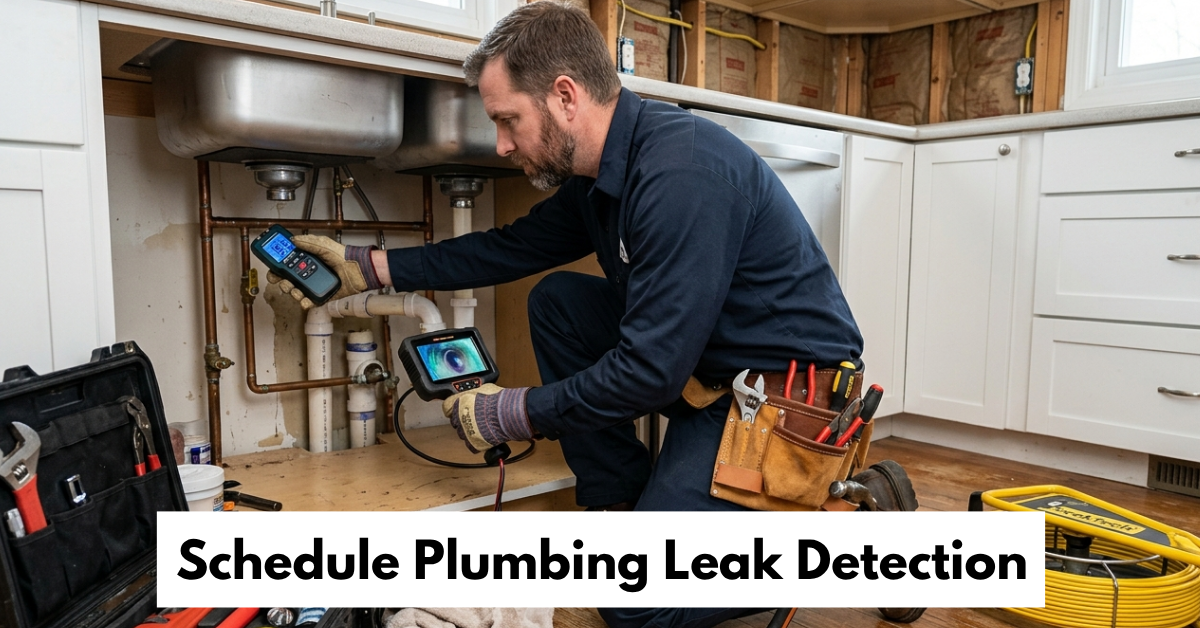 Schedule Plumbing Leak Detection