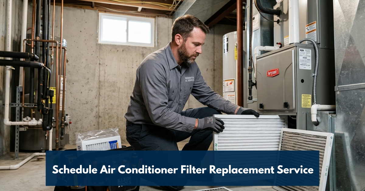 Schedule Air Conditioner Filter Replacement Service