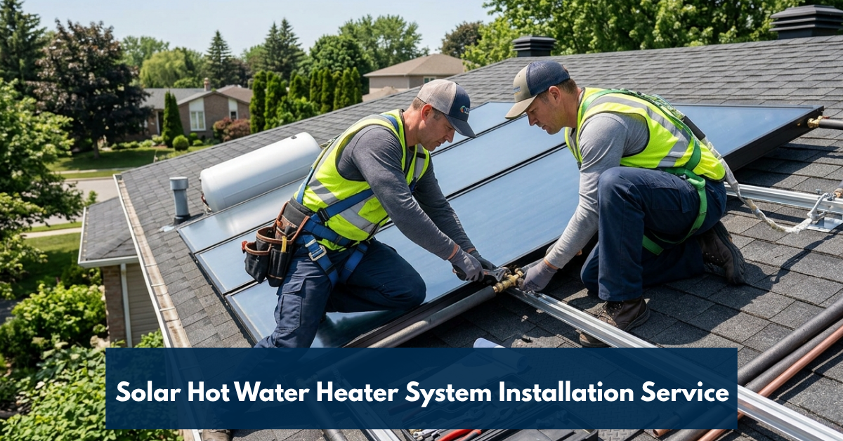 Solar Hot Water Heater System Installation Service