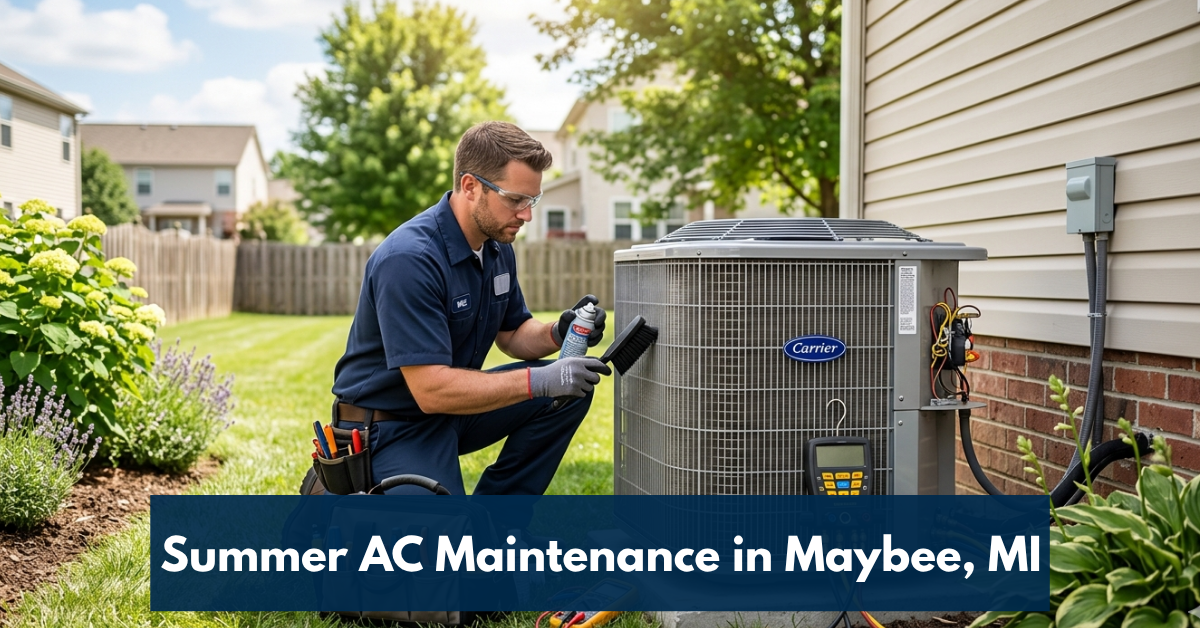 Summer Ac Maintenance In Maybee, Mi