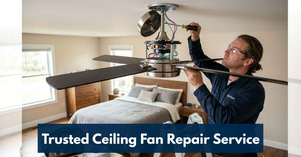 Trusted Ceiling Fan Repair Service