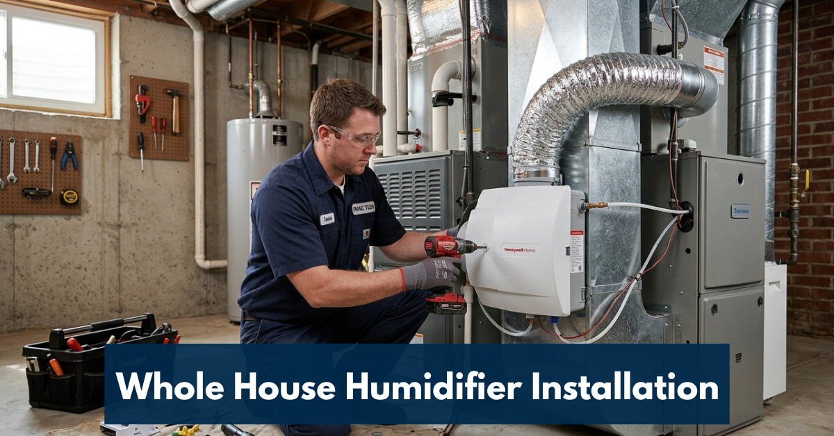 Whole House Humidifier Installation