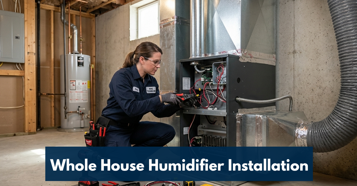 Whole House Humidifier Installation (6)